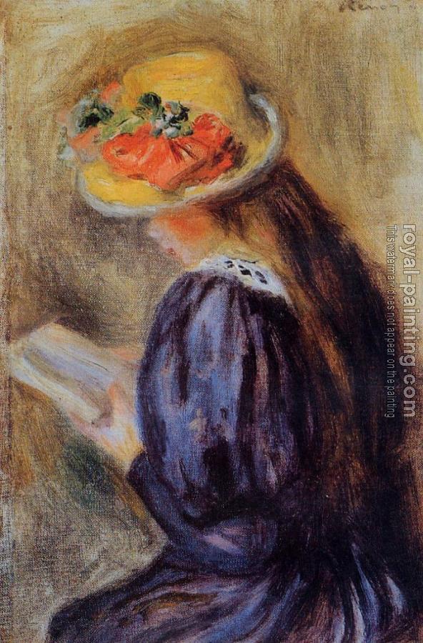 Pierre Auguste Renoir : Little Girl in Blue